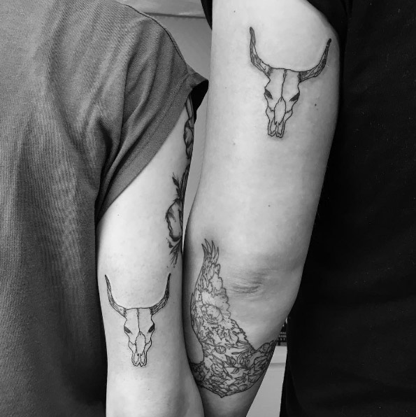 tatuajes de vacas para parejas