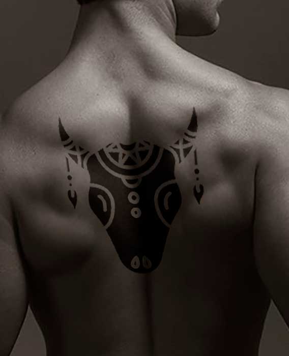 tatuajes de vacas tribales
