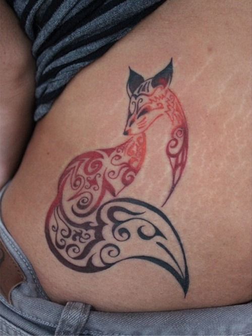 tatuajes de zorros para damas