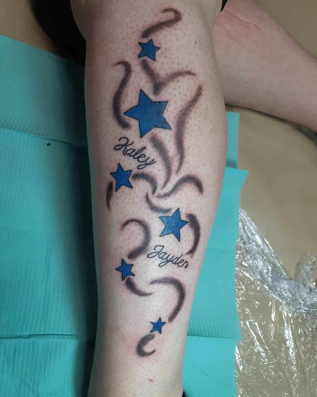tatuajes estrellas con nombres