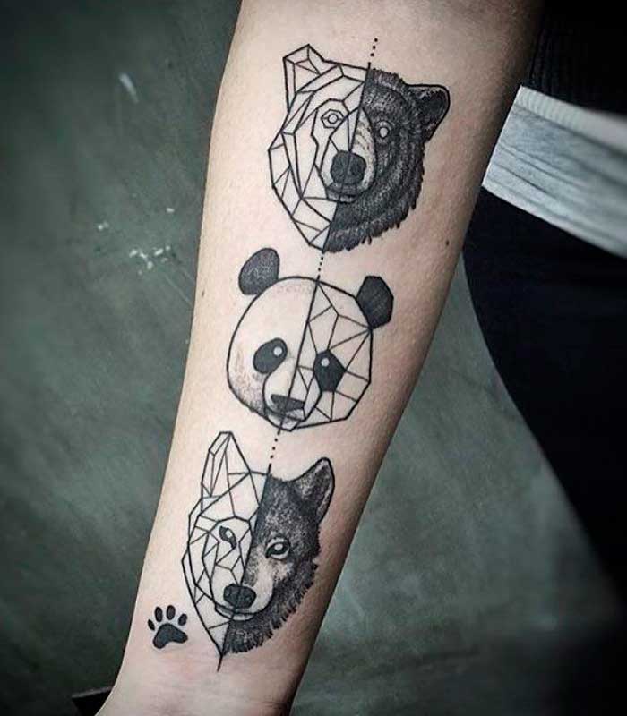 tatuajes geometricos de animales