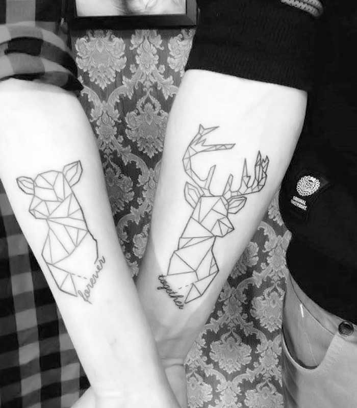 tatuajes geometricos para enamorados