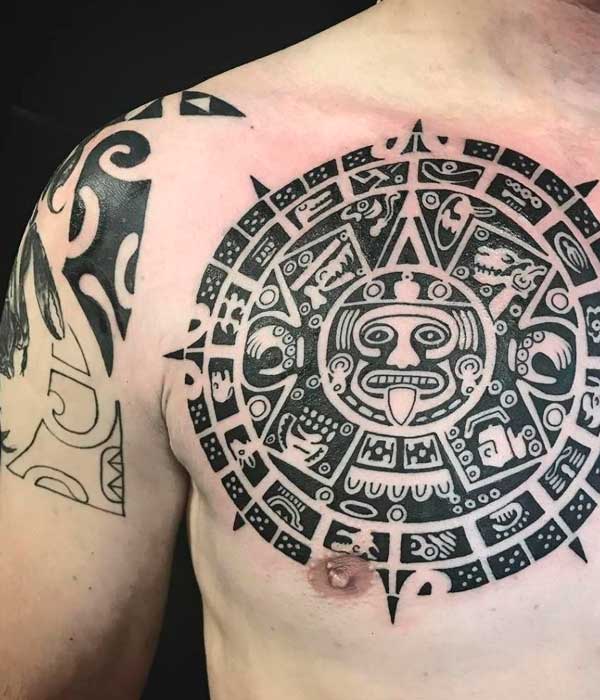 tatuajes grandes de aztecas