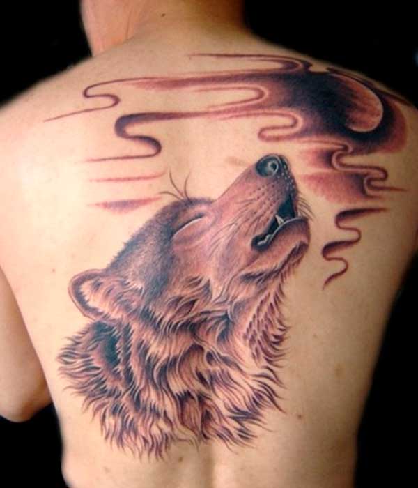 tatuajes grandes de lobo