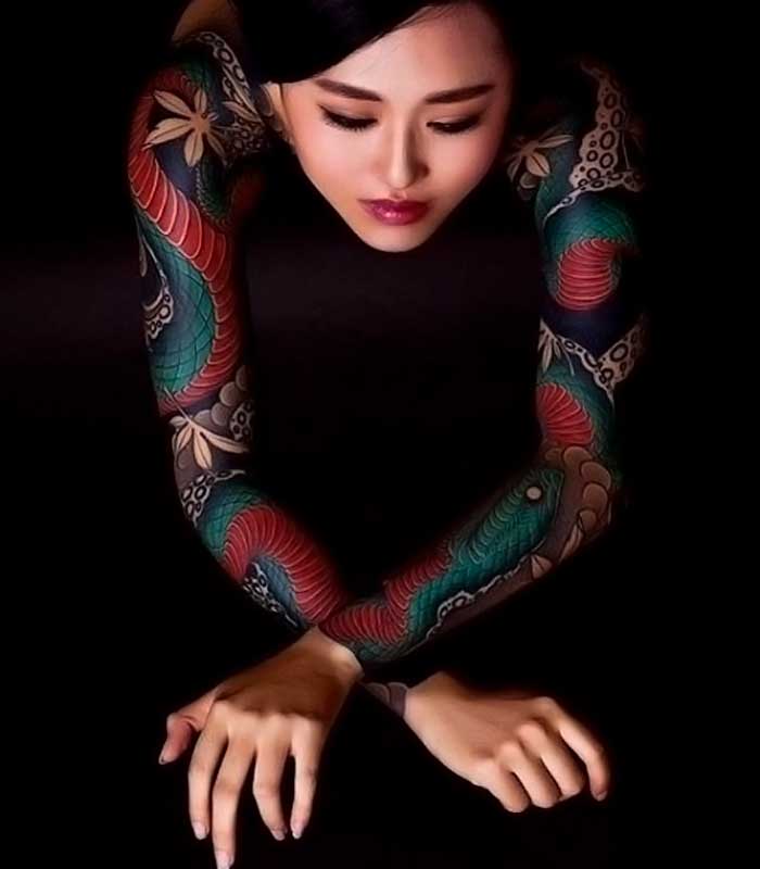 tatuajes japoneses para damas