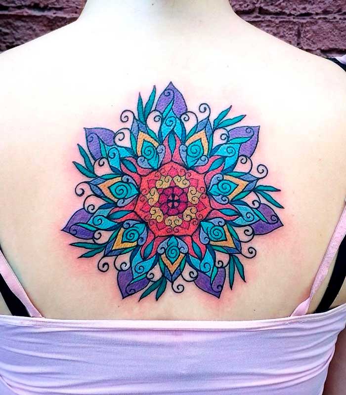 tatuajes mandalas a color