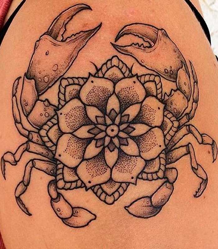 tatuajes mandalas de cancer