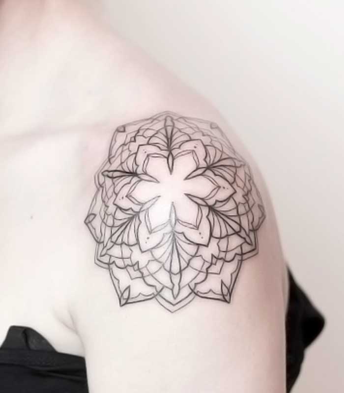 tatuajes mandalas minimalistas y simples