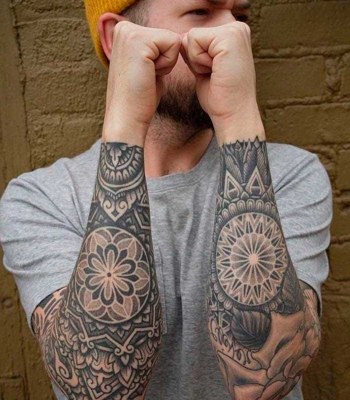 tatuajes mandalas para tios