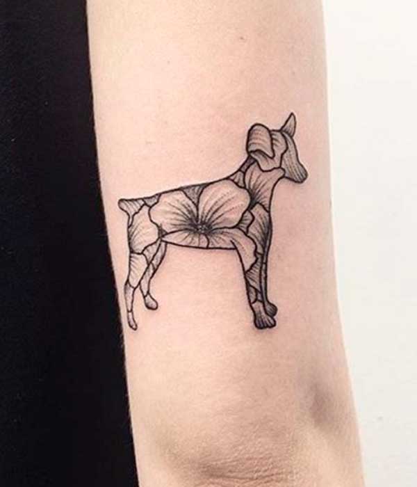tatuajes minimalistas de perros diseno significadodetatuajes.org