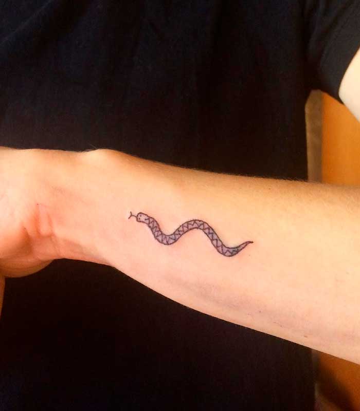 tatuajes pequenos de serpientes