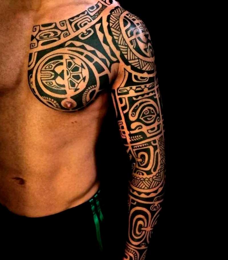 tatuajes polinesios para hombres 13