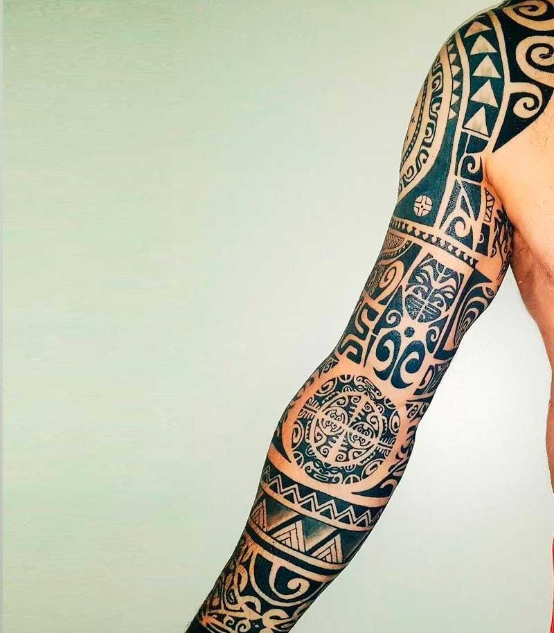 tatuajes polinesios para hombres 17