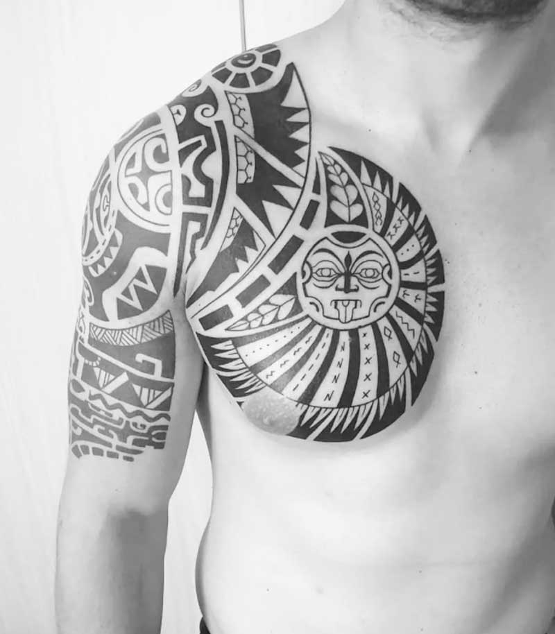tatuajes polinesios para hombres 23