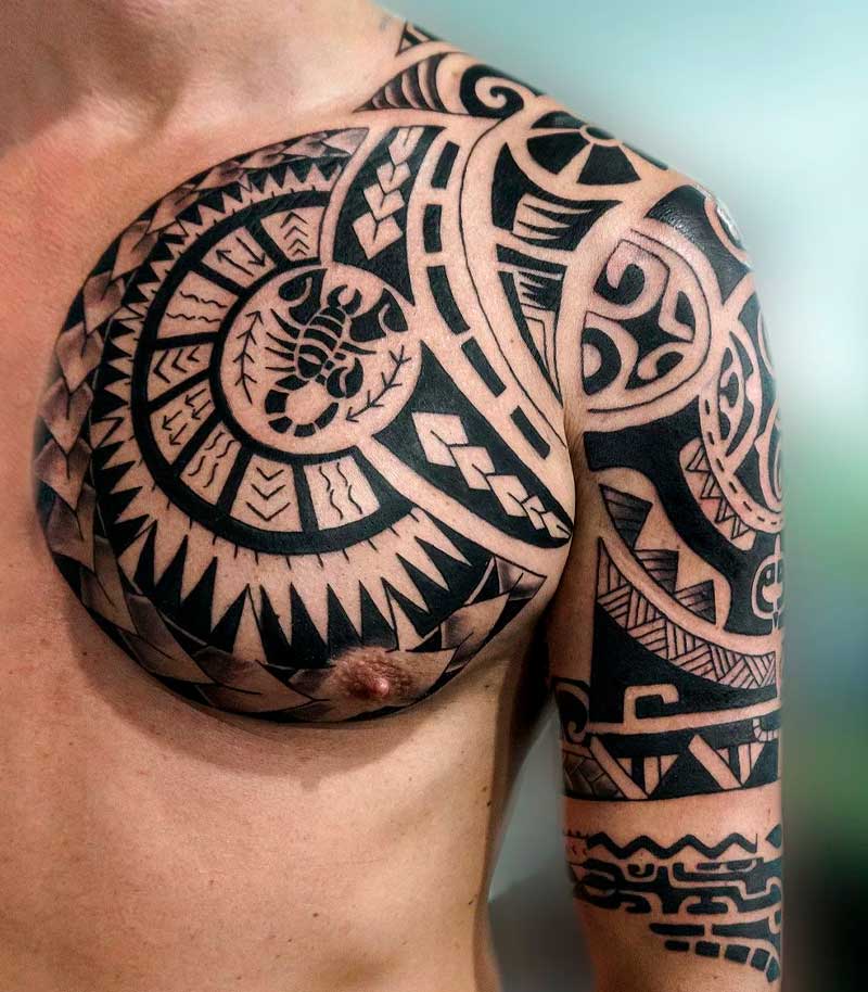 tatuajes polinesios para hombres