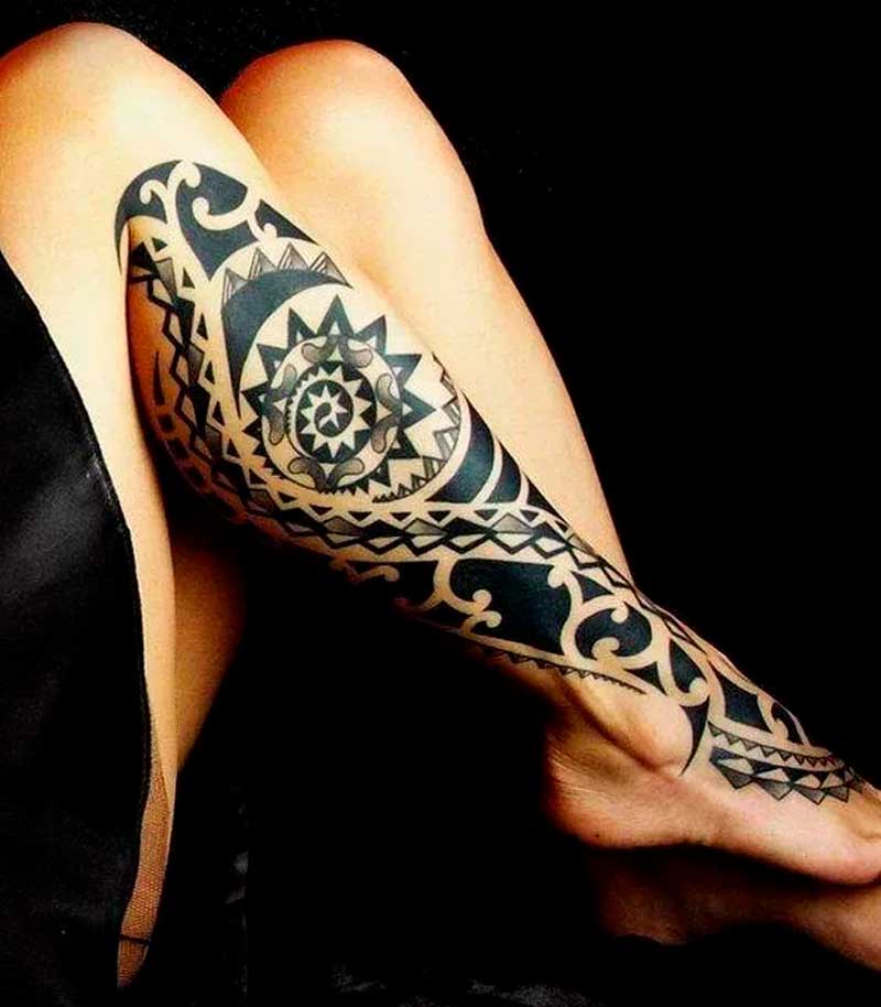 tatuajes polinesios para mujeres 13