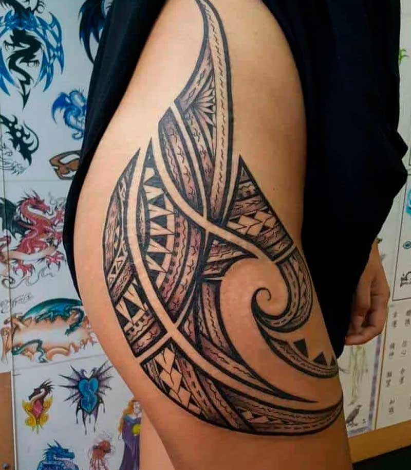 tatuajes polinesios para mujeres 25