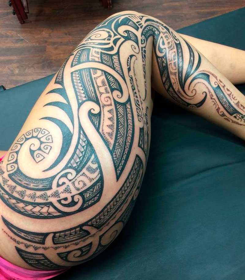 tatuajes polinesios para mujeres 4