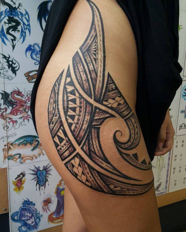 tatuajes samoanos para chicas