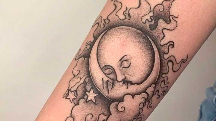 tatuajes sol y luna para parejas