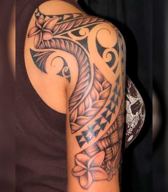 tatuajes tribales atras del brazo