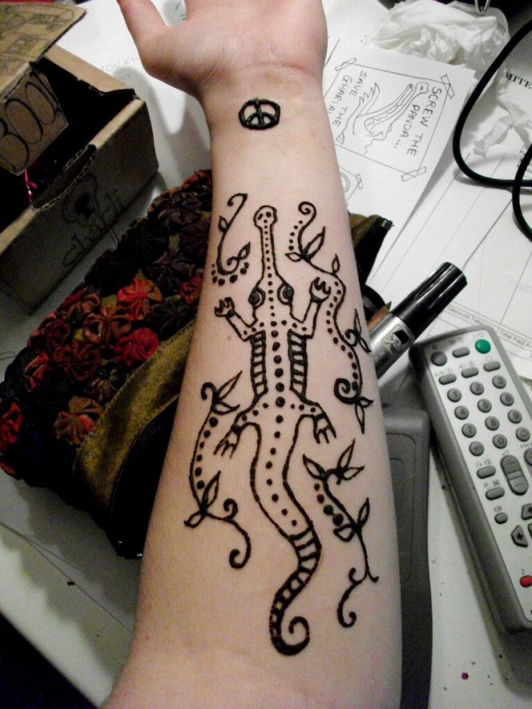 tatuajes tribales de cocodrilos