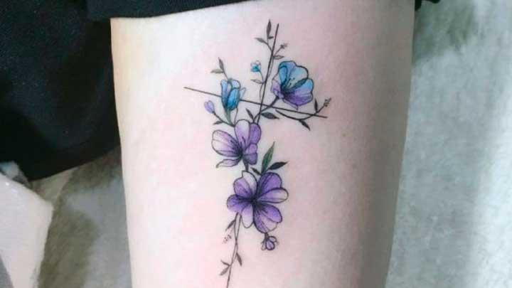 tatuajes violetas 12
