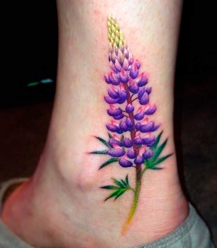 tatuajes violetas para chicos
