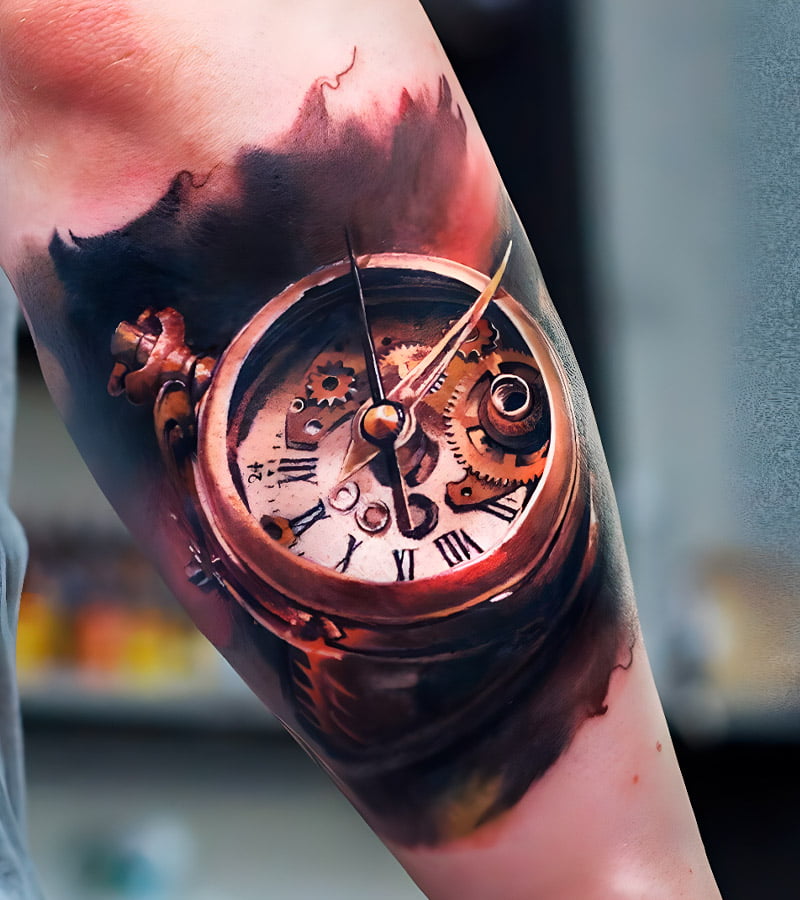 Significado de tatuajes de relojes