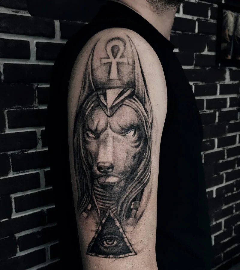 tatuajes de anubis guerrero 10