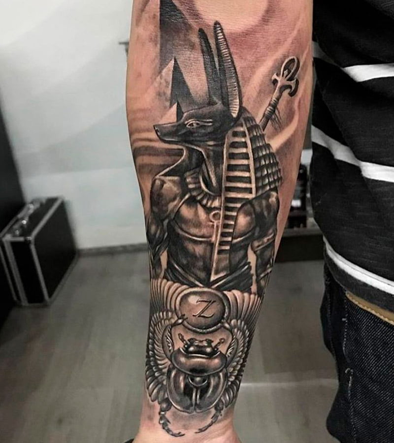 tatuajes de anubis guerrero 2