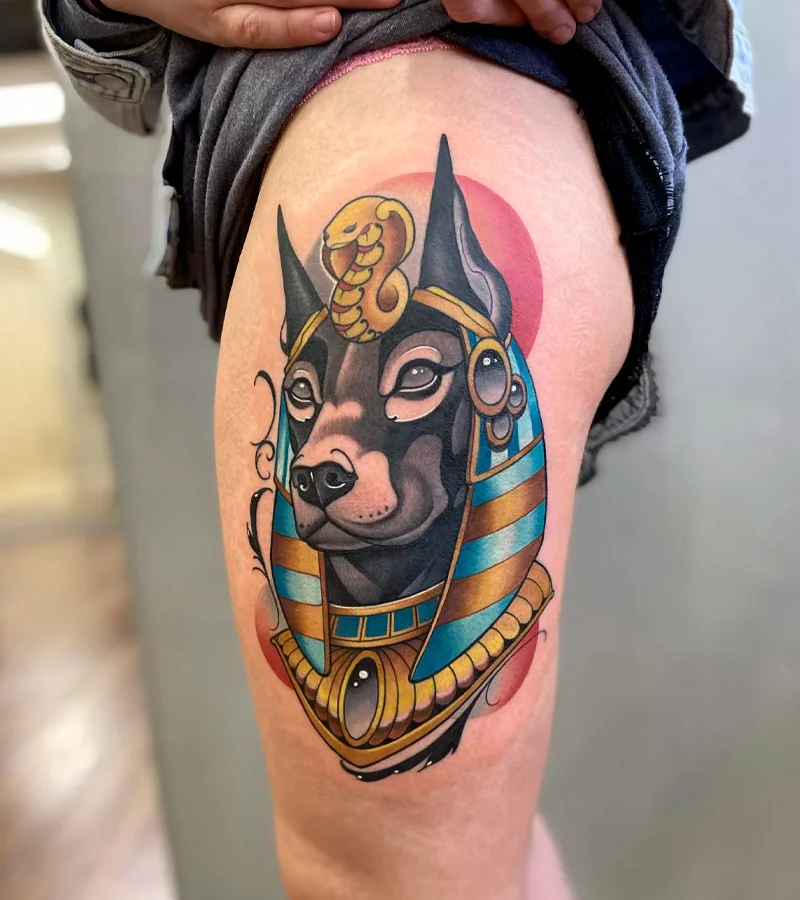 tatuajes de anubis guerrero 6