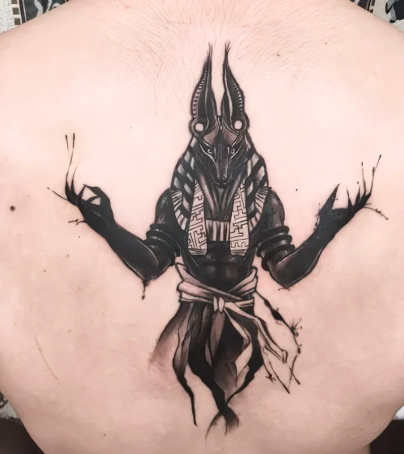 tatuajes de anubis guerrero 7