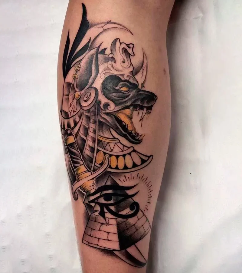 tatuajes de anubis guerrero 9