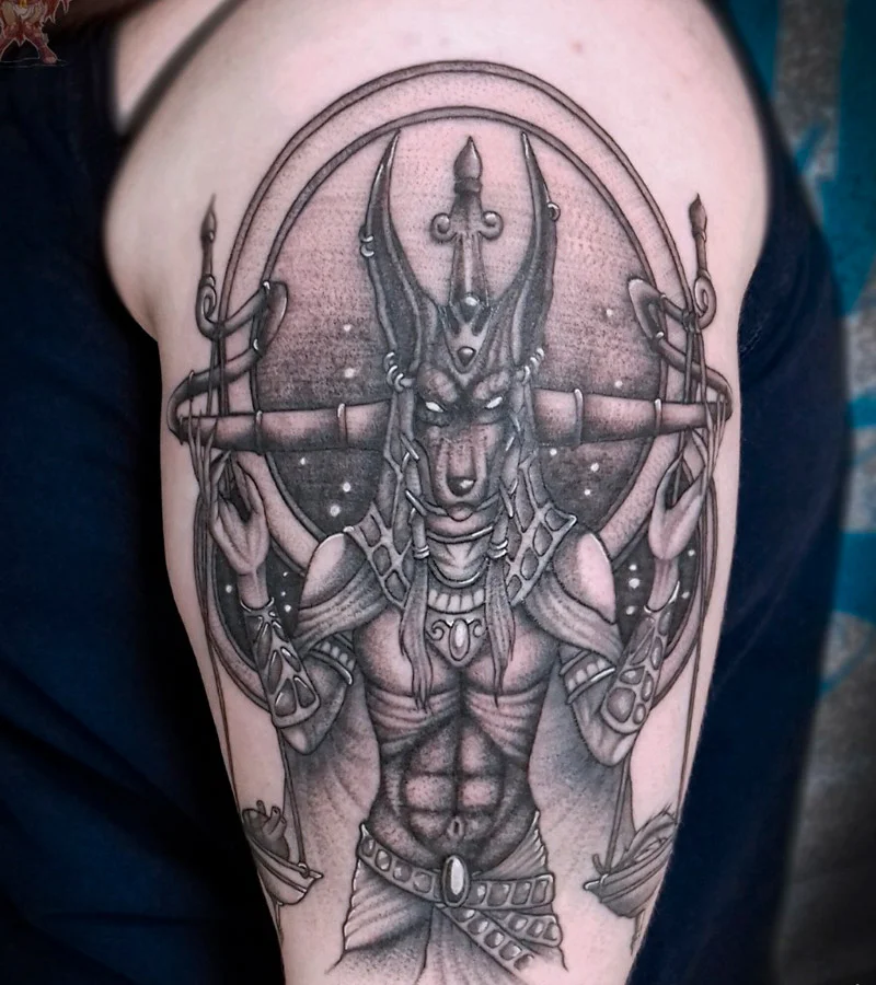 tatuajes de balanza de anubis 4