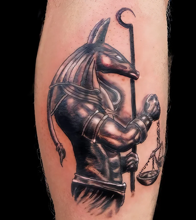 tatuajes de balanza de anubis 7