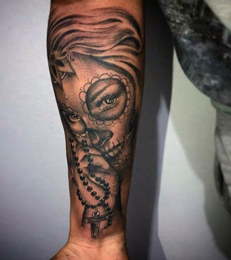 tatuajes de catrina en el brazo 4