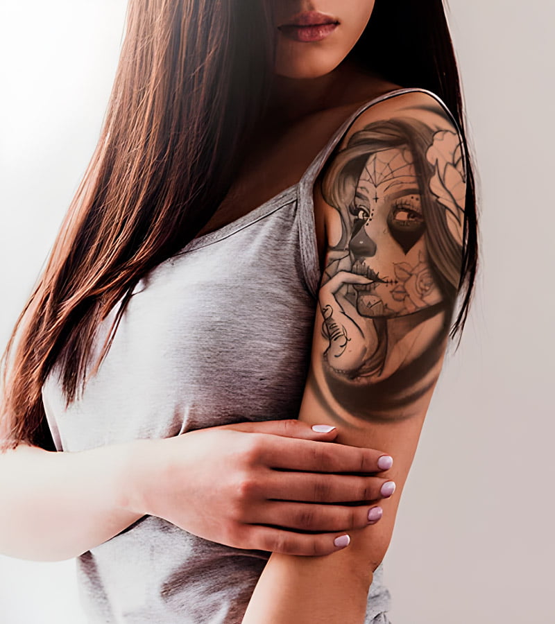 tatuajes de catrinas para mujeres 2