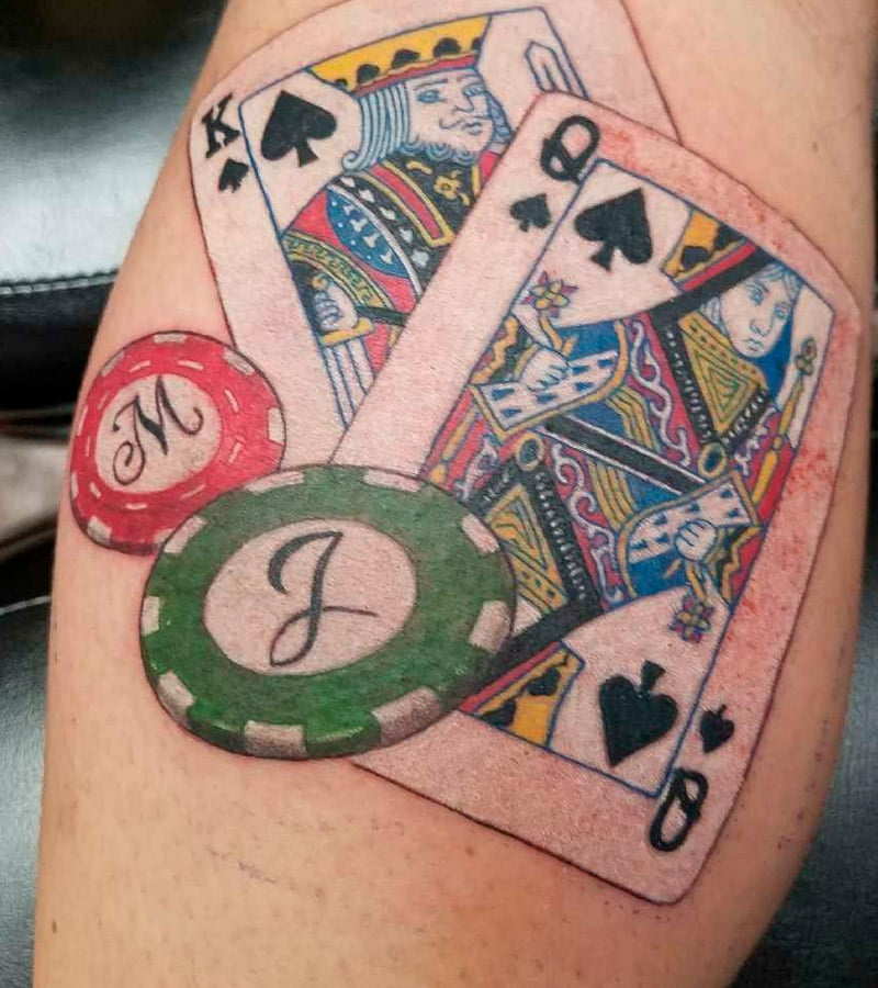 tatuajes de fichas de poker 8