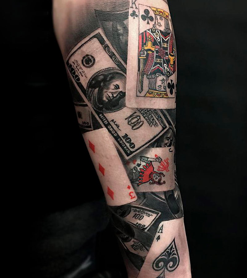 tatuajes de joker de poker 6
