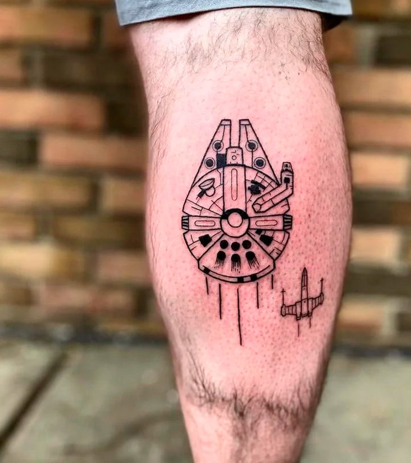 tatuajes de naves de star wars 10