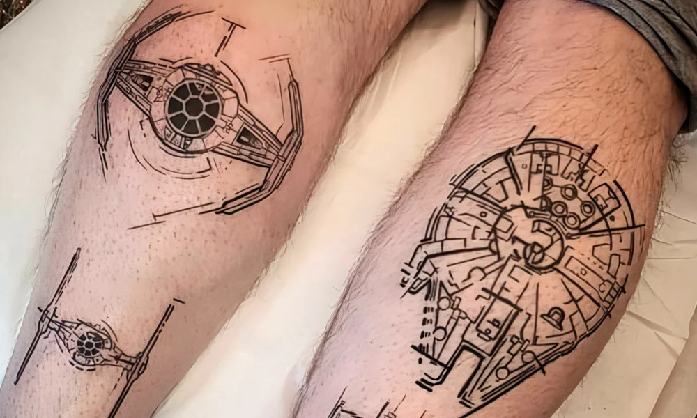 tatuajes de naves de star wars 12