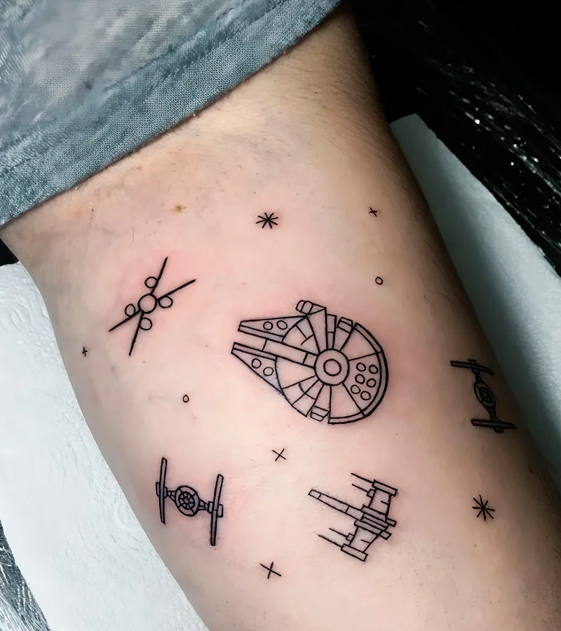 tatuajes de naves de star wars 5