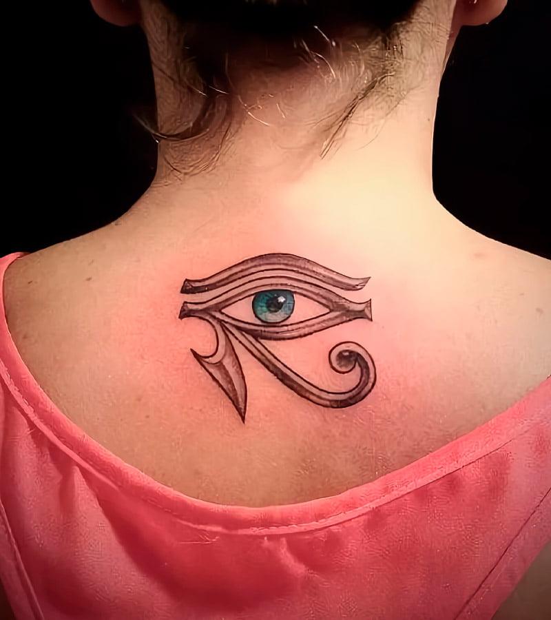 tatuajes de ojo de horus a color 12