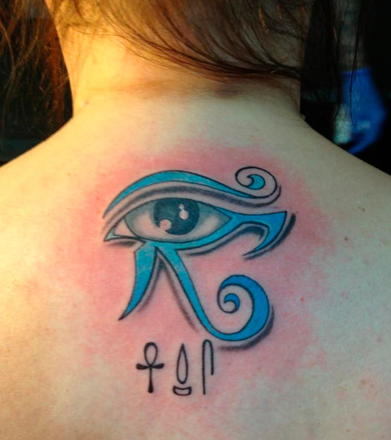 tatuajes de ojo de horus a color 3