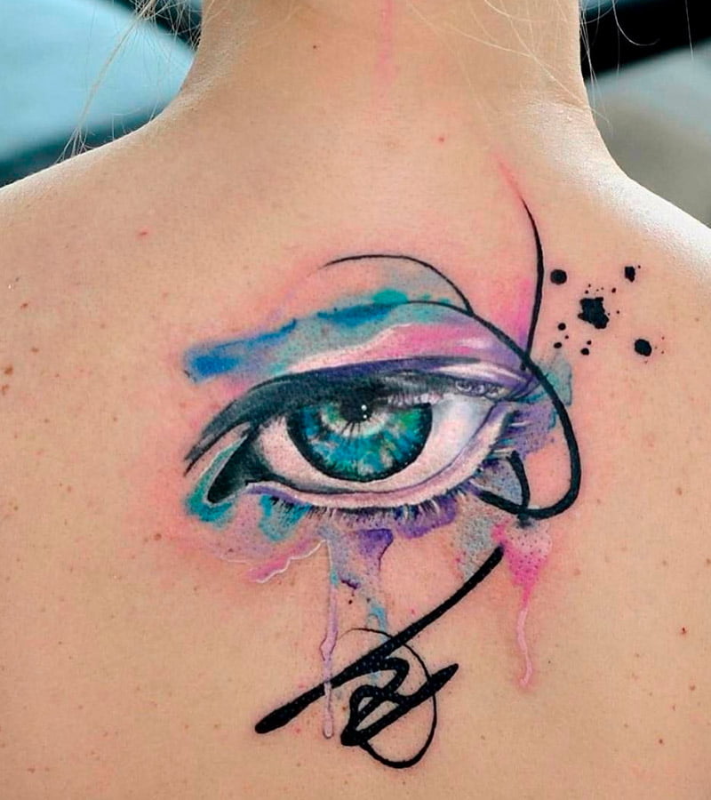 tatuajes de ojo de horus a color 5