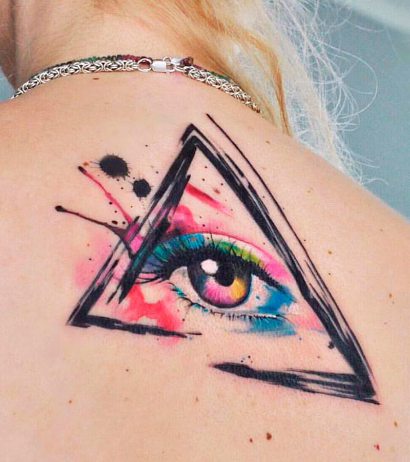 tatuajes de ojo de horus a color 8