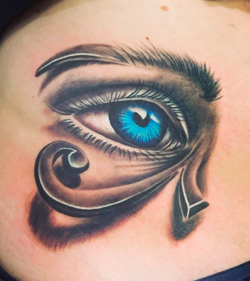 tatuajes de ojo de horus a color 9