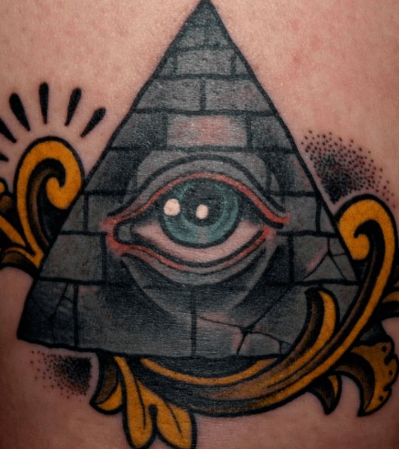 tatuajes de ojo de horus y piramides 5