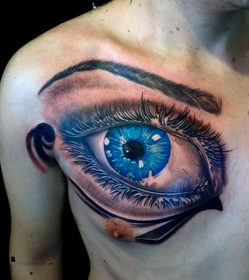 tatuajes de ojos de horus para hombres 7